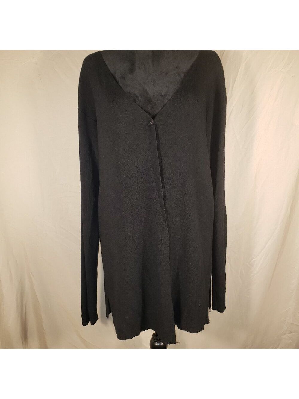 Victoria Lynn Black Cardigan, Size M